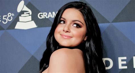 topless ariel|Ariel Winter Shares Topless Behind